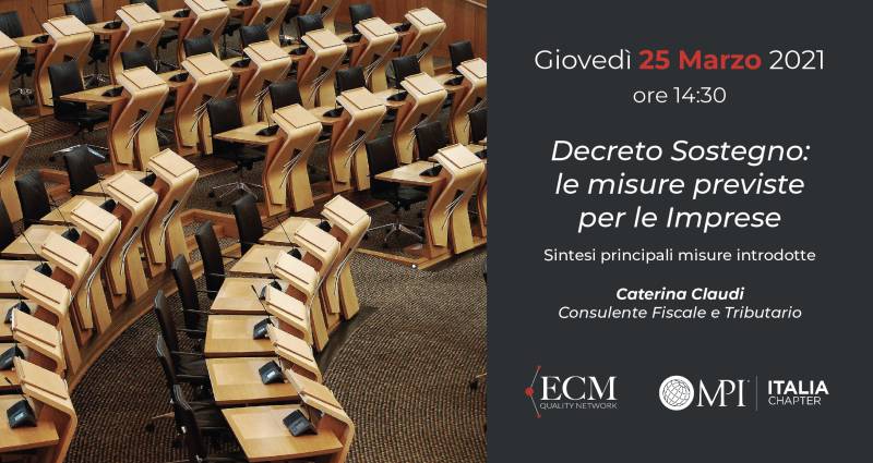 Decreto Sostegno: le misure previste per le imprese
