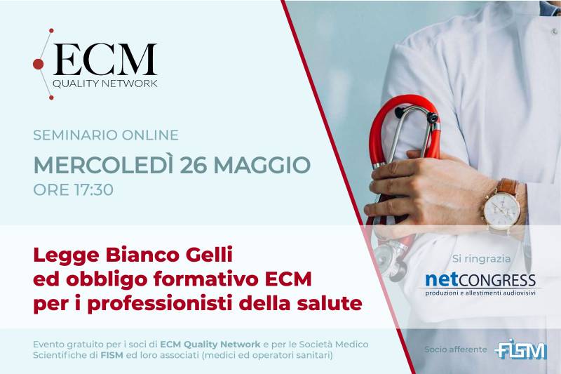 Legge Bianco-Gelli ed obbligo formativo ECM per i professionisti della salute