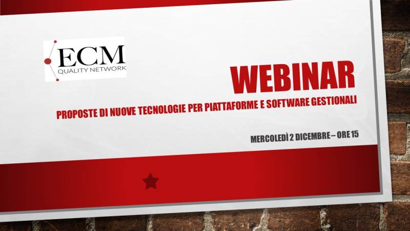 Proposte di nuove tecnologie per piattaforme e software gestionali